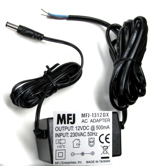 Vectronics AC-12DX, AC ADAPTOR, 2.1 MM, 12 VDC 500mA, 240VAC 3 Vectronics AC-12DX, AC ADAPTOR, 2.1 MM, 12 VDC 500mA, 240VAC