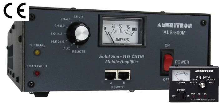 Ameritron ALS-500MRXCE, MOBILE AMP, REMOTE COMBO, 500W,13.8VDC, EXPORT,CE 3 Ameritron ALS-500MRXCE, MOBILE AMP, REMOTE COMBO, 500W,13.8VDC, EXPORT,CE