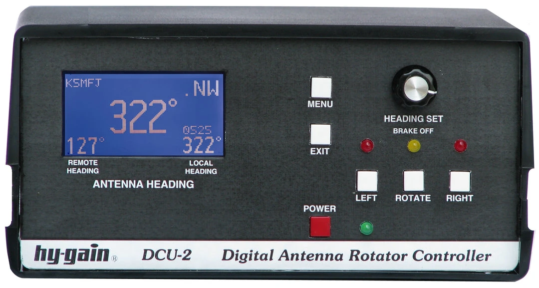 Hygain DCU-2X, DIGITAL ROTATOR CONTROLLER, FOR HAMS, T2X, 220VAC Hy-Gain 3 Hygain DCU-2X, DIGITAL ROTATOR CONTROLLER, FOR HAMS, T2X, 220VAC Hy-Gain