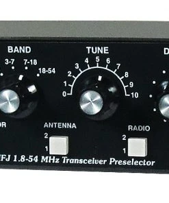 MFJ-1040C, TRANSCEIVER PRESELECTOR, 1.8 MHz TO 54 MHz