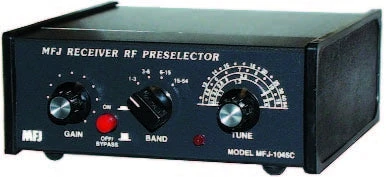MFJ-1045C, PRE-SELECTOR, RECEIVE, 1.8-54 MHz 3 MFJ-1045C, PRE-SELECTOR, RECEIVE, 1.8-54 MHz