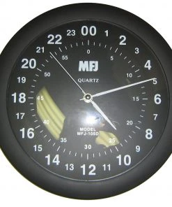MFJ-105D, CLOCK, 24 HOUR ANALOG QUARTZ WALL CLOCK