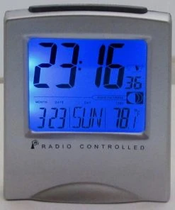 MFJ-122RC, CLOCK, ATOMIC, MOON PHASE, 12/24 HR