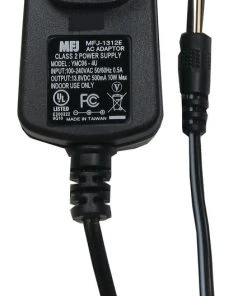 MFJ-1312E, AC ADAPTOR, XFMR, 13.8VDC, 500MA, 110VAC, 2.1MM PLUG