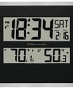 MFJ-155RC, LCD CLOCK, RC, CAL/TEMP/IN/OUT,WITH REMOTE SEN.