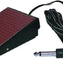 MFJ-1709, FOOT SWITCH, OPEN TYPE, 1/4~ PHONE JACK, RED