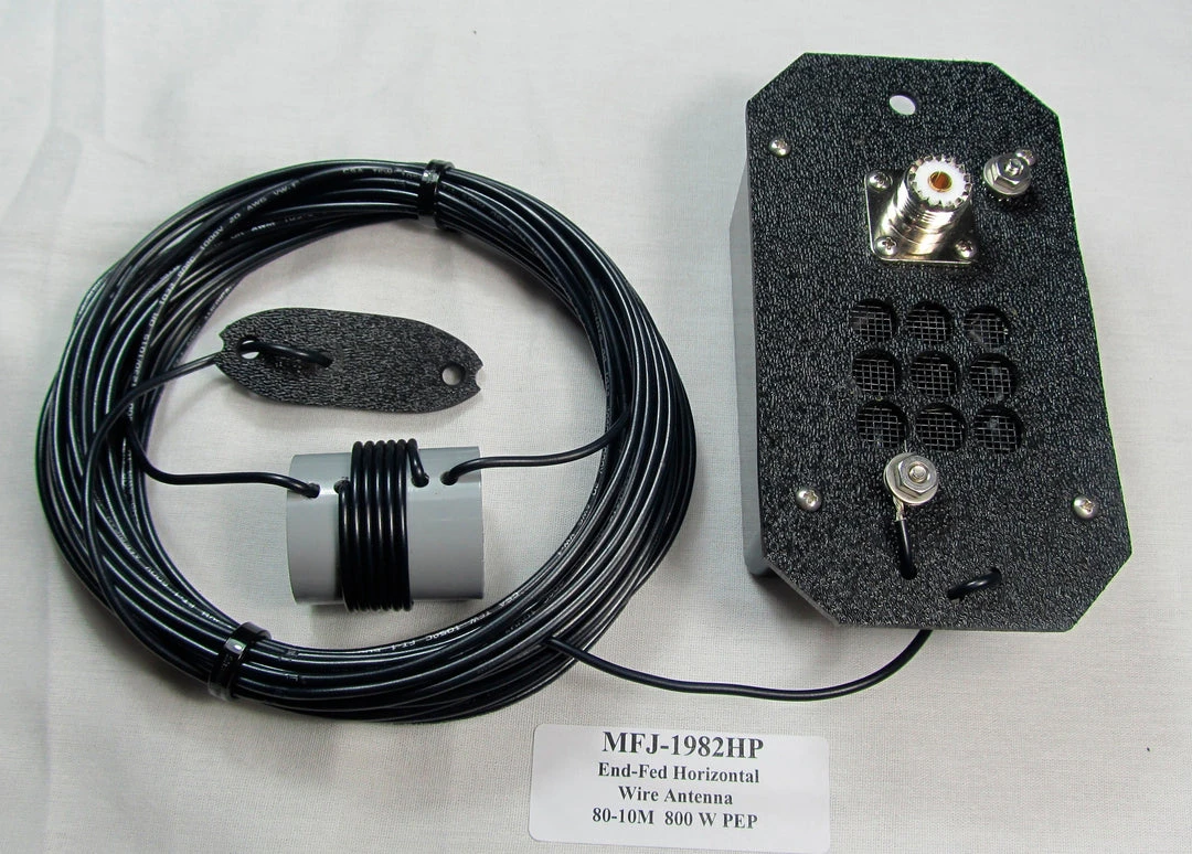 MFJ-1982HP, END FED, 1/2 WAVE, 80-10M, 800W, WIRE ANTENNA 3 MFJ-1982HP, END FED, 1/2 WAVE, 80-10M, 800W, WIRE ANTENNA