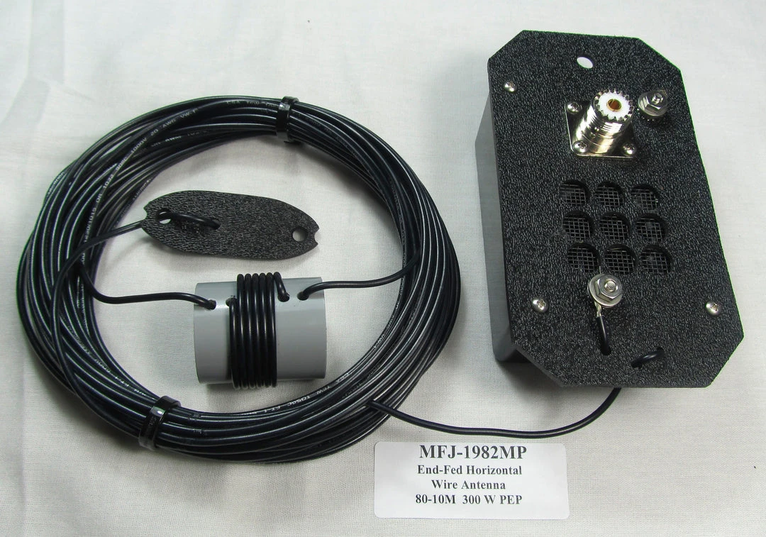 MFJ-1982MP, END FED, 1/2 WAVE, 80-10M, 300W, WIRE ANTENNA 3 MFJ-1982MP, END FED, 1/2 WAVE, 80-10M, 300W, WIRE ANTENNA