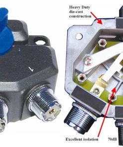 MFJ-2703N, ANT SWITCH, 3 POS, N, 2kW @HF, 1.5 GHz