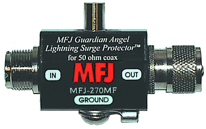 MFJ-270MF, LIGHTNING PROTECTOR, SO-239/PL259, 400 W PEP 3 MFJ-270MF, LIGHTNING PROTECTOR, SO-239/PL259, 400 W PEP