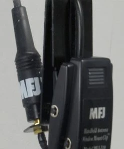 MFJ-310S, HT WINDOW MOUNT CLIP,SMA F CLIP END,MALE CABLE END