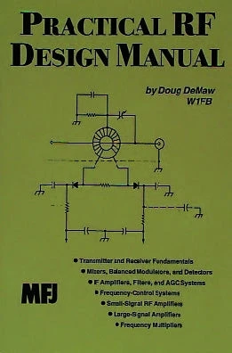 MFJ-3507, BOOK, PRACTICAL RF DESIGN MANUAL 3 MFJ-3507, BOOK, PRACTICAL RF DESIGN MANUAL