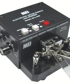 MFJ-422E, KEYER, MFJ PADDLE, COMBO, WITH MEMORY, BLACK 9 MFJ-422E, KEYER, MFJ PADDLE, COMBO, WITH MEMORY, BLACK