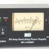 MFJ-4230MV, COMPACT SWITCH PS, METER, 4-16V ADJ. 110/220VAC