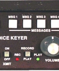 MFJ-434B, DELUXE VOICE KEYER, 8-PIN ROUND AND MODULAR MICROPHONE PLUG