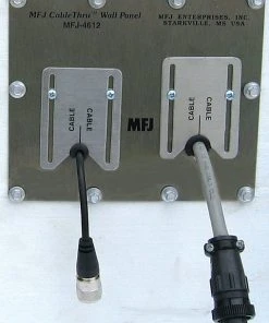 MFJ-4612, 2-HOLE ADAPTIVE CABLE WALL PLATE
