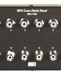 MFJ-4706, COAX PATCH PANEL, 6 POSITIONS