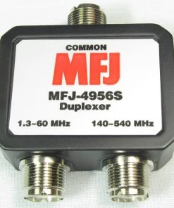 MFJ-4956S, DUPLEXER, HF+6M/140-540 MHz, 500/300W, SO-239