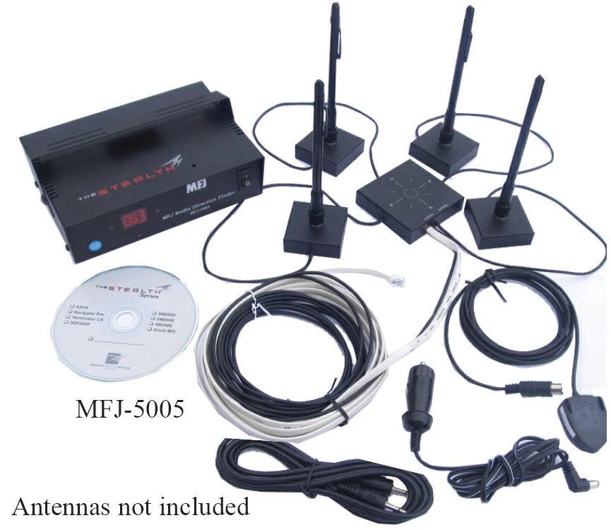 MFJ-5005, DOPPLER DIRECTION FINDER W/GPS,4 ANT BASES,VHF/UHF 3 MFJ-5005, DOPPLER DIRECTION FINDER W/GPS,4 ANT BASES,VHF/UHF