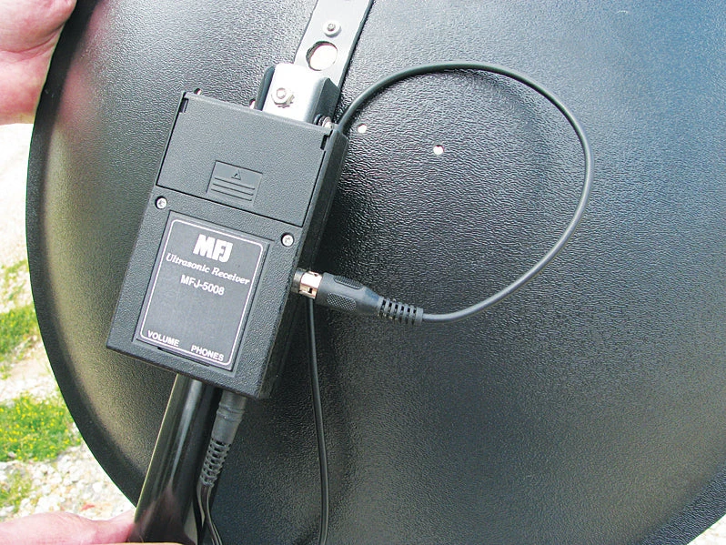 MFJ-5008, ULTRA-SONIC RECEIVER W/PARABOLIC REFLECTOR, 18~DIA 3 MFJ-5008, ULTRA-SONIC RECEIVER W/PARABOLIC REFLECTOR, 18~DIA