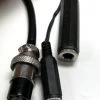 MFJ-5393I, ADAPTOR CABLE, 8P ROUND ICOM, FOR 393 HEADSET