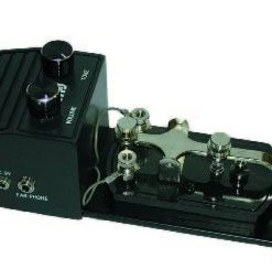 MFJ-557, CODE OSCILLATOR, WITH TELEGRAPH KEY ON METAL BASE