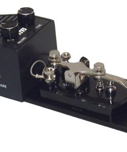 MFJ SEC-557, CODE OSCILLATOR, WITH TELEGRAPH KEY ON METAL BASE