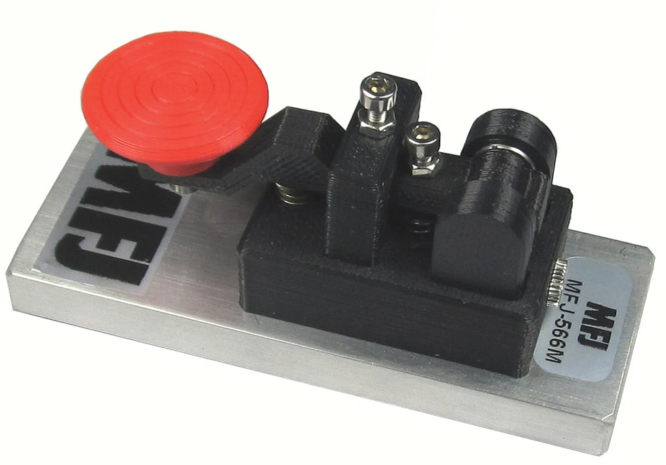 MFJ-566M, CW TELEGRAPH KEY, ON HEAVY METAL BASE 3 MFJ-566M, CW TELEGRAPH KEY, ON HEAVY METAL BASE