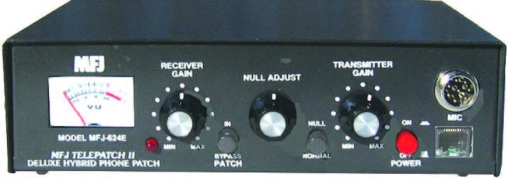 MFJ-624E, PHONE PATCH, WITH VU METER, 8P RD/MOD. 3 MFJ-624E, PHONE PATCH, WITH VU METER, 8P RD/MOD.