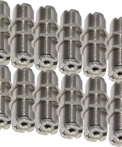 MFJ-7701P, 12-PACK SO 239 TO SO-239 ADAPTOR