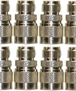 MFJ-7705P, 12-PACK N MALE TO SO-239 ADAPTOR (610-2815)