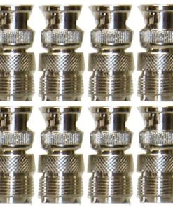 MFJ-7708P, 12-PACK BNC MALE TO SO-239 ADAPTOR (610-2008)