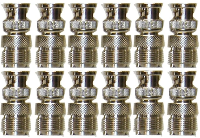 MFJ-7708P, 12-PACK BNC MALE TO SO-239 ADAPTOR (610-2008) 3 MFJ-7708P, 12-PACK BNC MALE TO SO-239 ADAPTOR (610-2008)