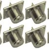 MFJ-7721P, 12PACK, 7721 SO-239 4HOLES, TEF 1 MFJ-7721P, 12PACK, 7721 SO-239 4HOLES, TEF