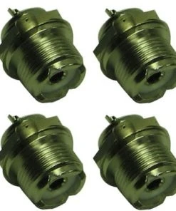 MFJ-7722P, 12PACK, 7722 SO-239 SGL HOLE TEFLON