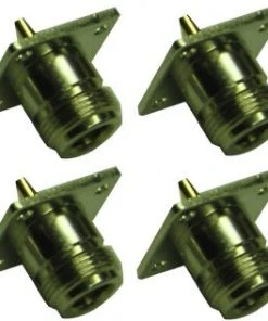 MFJ-7723P, 12PACK, 7723 N-CH MT, 4-HOLE TEFLON