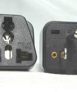 MFJ-7780, ADAPTER, AC PLUG, EU TO NEMA 6-20P,614-0220,BLACK