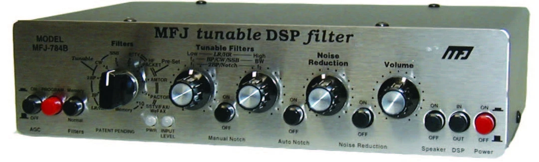 MFJ-784B, TUNABLE DSP AUDIO FILTER 3 MFJ-784B, TUNABLE DSP AUDIO FILTER