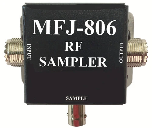 MFJ-806, RF SAMPLE TAP,IN LINE, .05-100 MHz, 600 WATTS 5 MFJ-806, RF SAMPLE TAP,IN LINE, .05-100 MHz, 600 WATTS