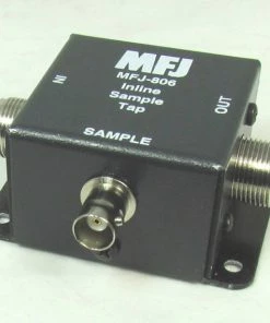 MFJ-806, RF SAMPLE TAP,IN LINE, .05-100 MHz, 600 WATTS