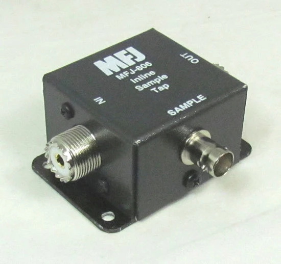 MFJ-806, RF SAMPLE TAP,IN LINE, .05-100 MHz, 600 WATTS 4 MFJ-806, RF SAMPLE TAP,IN LINE, .05-100 MHz, 600 WATTS