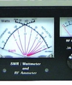 MFJ-836, RF IN-LINE CURRENT/SWR/WATTMETER, 1-30MHz, 3A