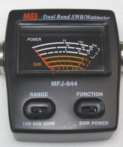 MFJ-844, WATTMETER, COMPACT, 144/440 MHz DB, DELUXE