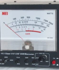 MFJ-867, GIANT 144/220/440 MHz SWR/WATTMETER, HANDLE 400W 7 MFJ-867, GIANT 144/220/440 MHz SWR/WATTMETER, HANDLE 400W