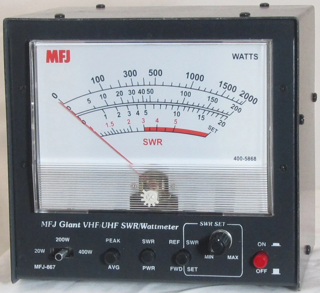 MFJ-867, GIANT 144/220/440 MHz SWR/WATTMETER, HANDLE 400W 5 MFJ-867, GIANT 144/220/440 MHz SWR/WATTMETER, HANDLE 400W