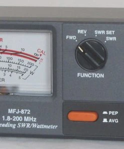 MFJ-872, WATTMETER, 1.8-200 MHz, 200 W 8 MFJ-872, WATTMETER, 1.8-200 MHz, 200 W