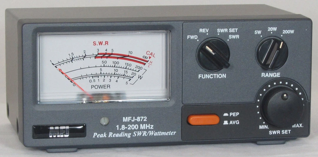MFJ-872, WATTMETER, 1.8-200 MHz, 200 W 4 MFJ-872, WATTMETER, 1.8-200 MHz, 200 W
