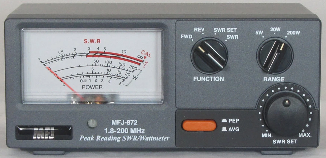 MFJ-872, WATTMETER, 1.8-200 MHz, 200 W 3 MFJ-872, WATTMETER, 1.8-200 MHz, 200 W