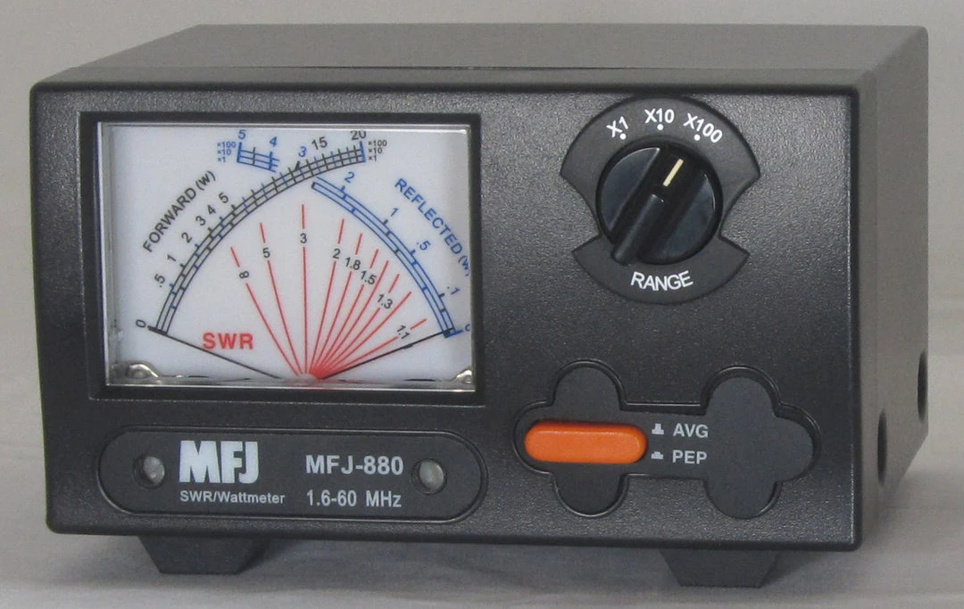 MFJ-880, X SWR/WATTMETER, 1.6-60 MHz, 2kW 5 MFJ-880, X SWR/WATTMETER, 1.6-60 MHz, 2kW