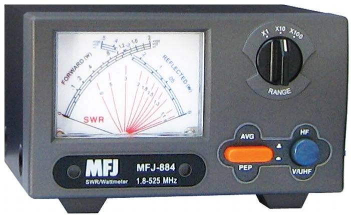 MFJ-883, X SWR/WATTMETER, 125-525 MHz, 200 W 7 MFJ-883, X SWR/WATTMETER, 125-525 MHz, 200 W